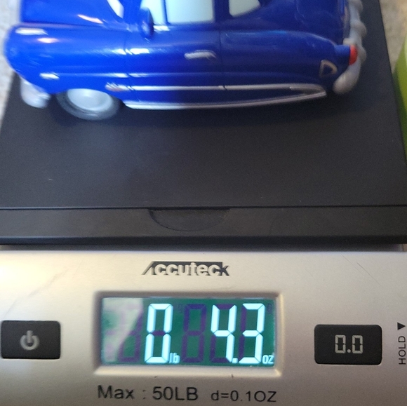 Mattel Disney Pixar Cars Battery Operated Crash Talkin Doc Hudson Toy Car - Picture 10 of 10